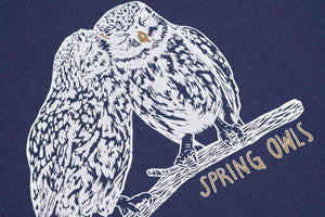 Love Birds Tote Bag (recycled cotton) - Spring Owls - Tote - eco-friendly, Econscious, ethically made, owls, recycled cotton, Spring Owls Logo, sustainable, Tote, Totes - Spring Owls