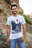 Harvest Moon Tee (unisex) - Spring Owls - Graphic Tees - Airlume Cotton, Bella + Canvas, blood red moon, eco-friendly, ethically made, lupe zapata, Rachel Mui, Shirts, sustainable, Tees, Tri-Blend - Spring Owls